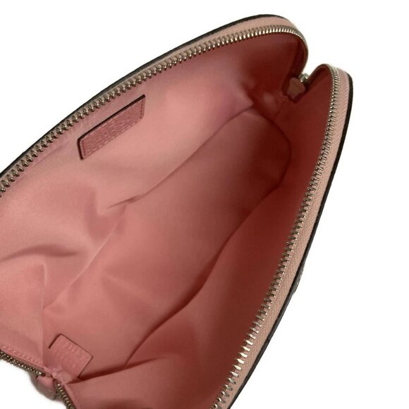 GUCCI GG Supreme Small Case Pink PVC Leather Pouch bran451-101825 - Picture 4 of 6